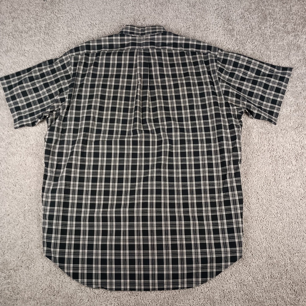 Ralph Lauren Large Blake Glen Plaid Black Pony Mens Shirt - Picture 6 of 9